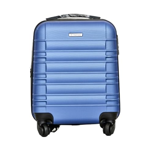 ABS Luggage Suitcase, Spinner Hardshell Lightweight, Stylish & Durable Suitcase with 360° Wheels for Smooth Travel, Perfect for Carry-On, Ideal for Business, Vacations & Weekend Getaways Blue (20inch)