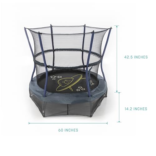 Skywalker Trampolines Mini Trampoline with Enclosure Net