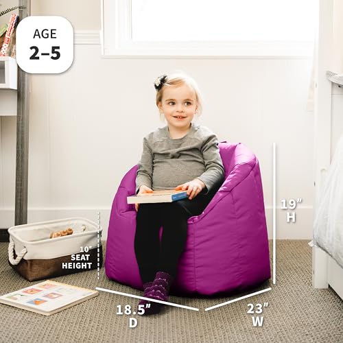 Big Joe Milano Lenox Denim Cobalt Beanbag Chair