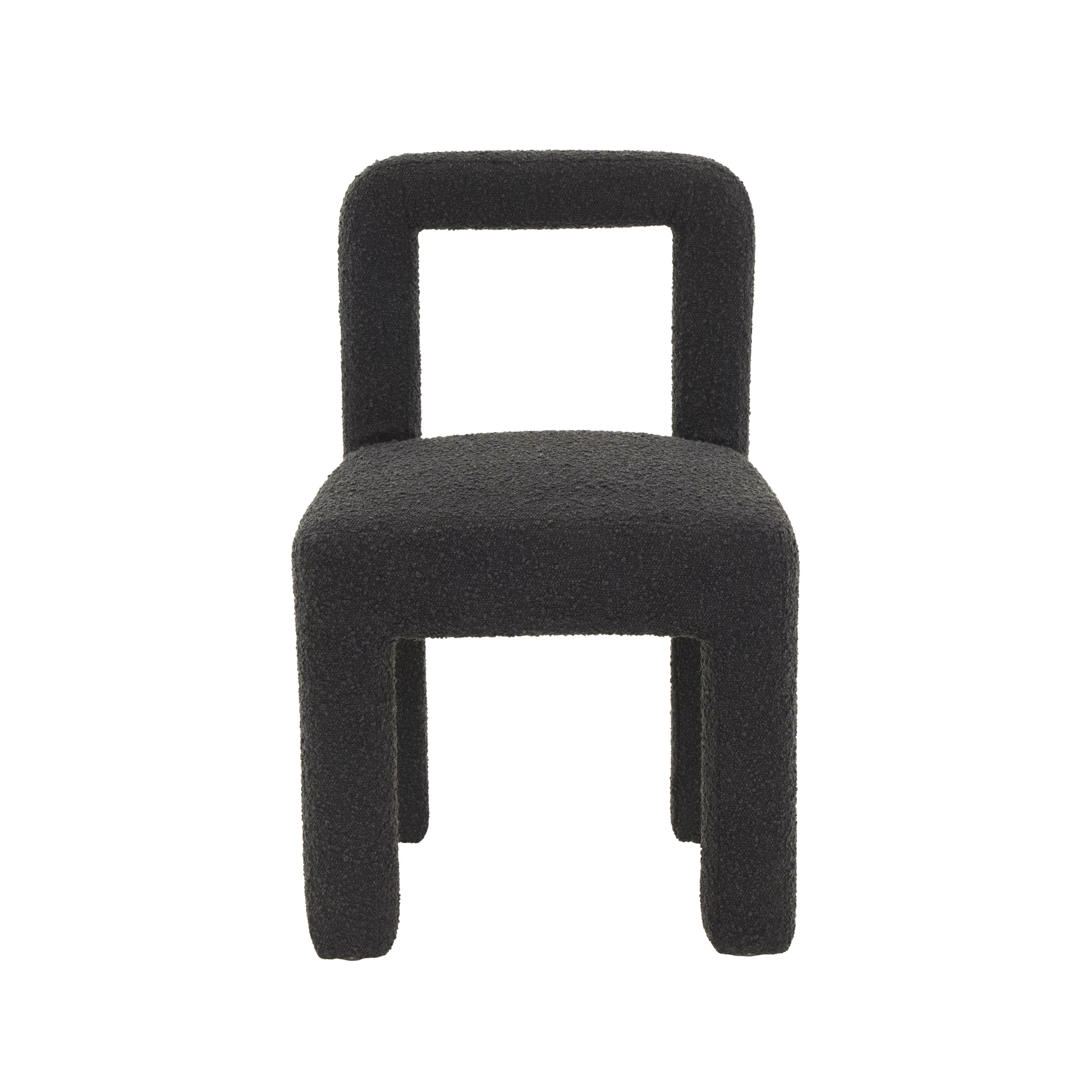 TOV Furniture Hazel Black Boucle Dining Chair