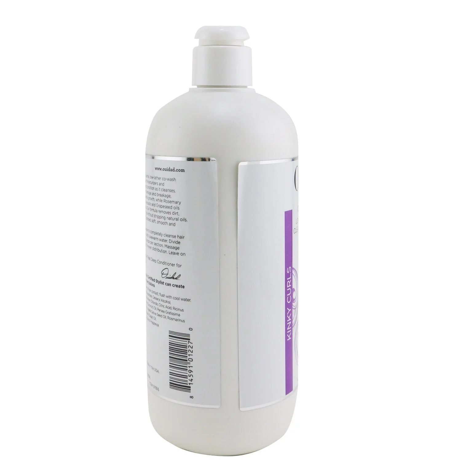 Ouidad Curl Immersion Low-Lather Coconut Cleansing Conditioner (Kinky Curls)  500ml/16oz