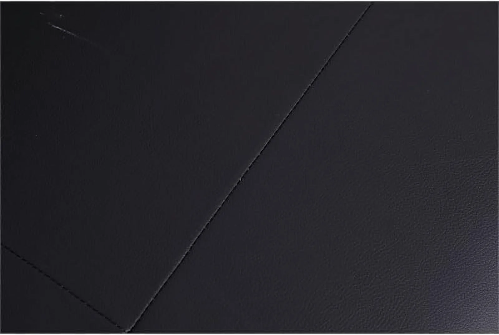 Faux Leather Living Room Loveseat In Black