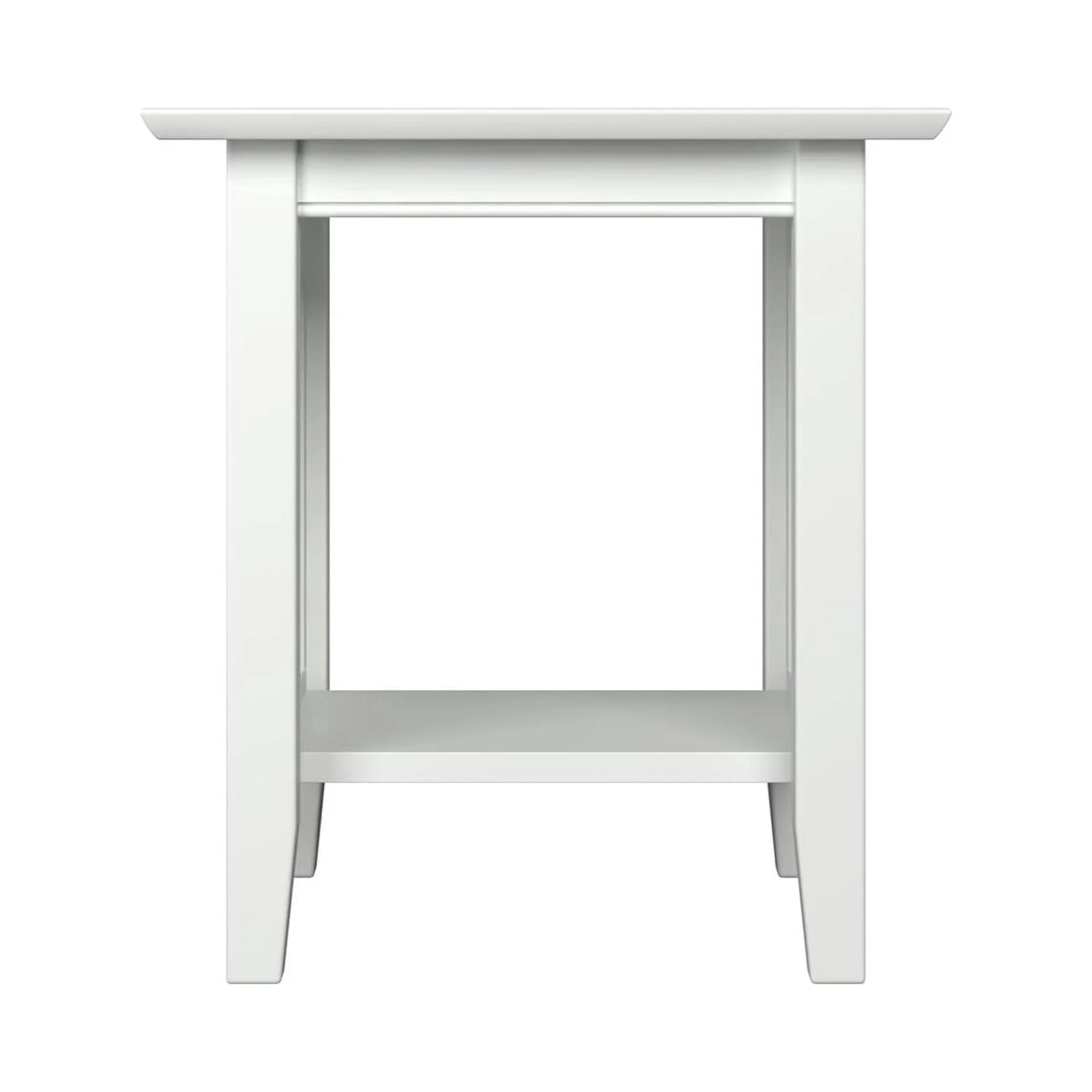AFI Nantucket Solid Wood End Table White