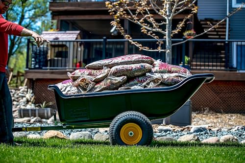 Polar TA1500 Tandem Axle Utility Trailer – 22 Cu. Ft. ATV/UTV Hauling Trailer with 1500 lb. Capacity – Rugged Rubber Wide Track Tires – Model 8262