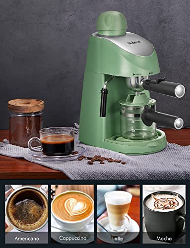 Yabano Espresso Machine, 3.5Bar Espresso Coffee Maker, Espresso and Cappuccino Machine with Milk Frother, Espresso Maker with Steamer