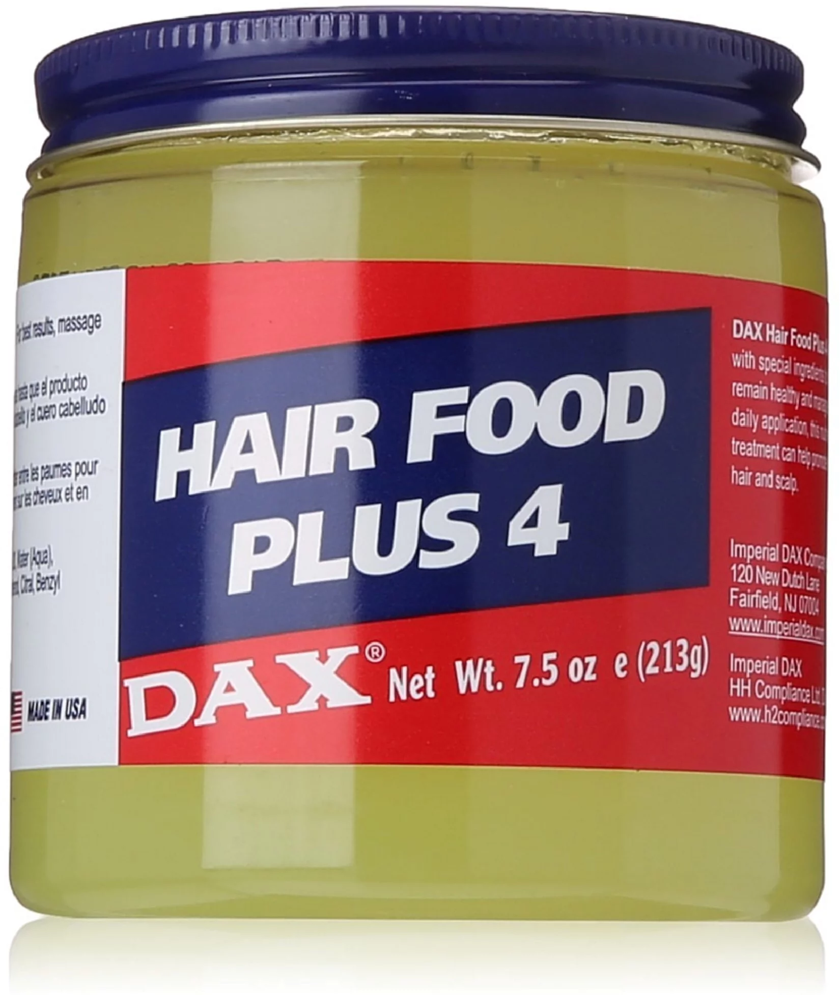 Dax Hair Food Plus 4 7.50 oz (Pack of 3)