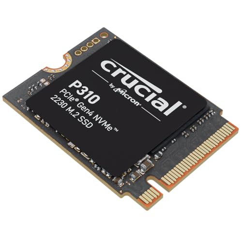 Crucial P310 1TB PCIe Gen4 2230 NVMe M.2 SSD - Up to 7,100 MB/s - Uplevel Your Console - Internal Solid State Drive (PC) - CT1000P310SSD2​