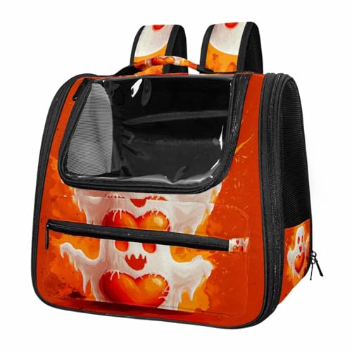 Seamless Pattern of Halloween Pet Carrier Airline Approved Pet Carrier Bag Dog Carrier for Small Medium Cats Dogs Puppies Kitten