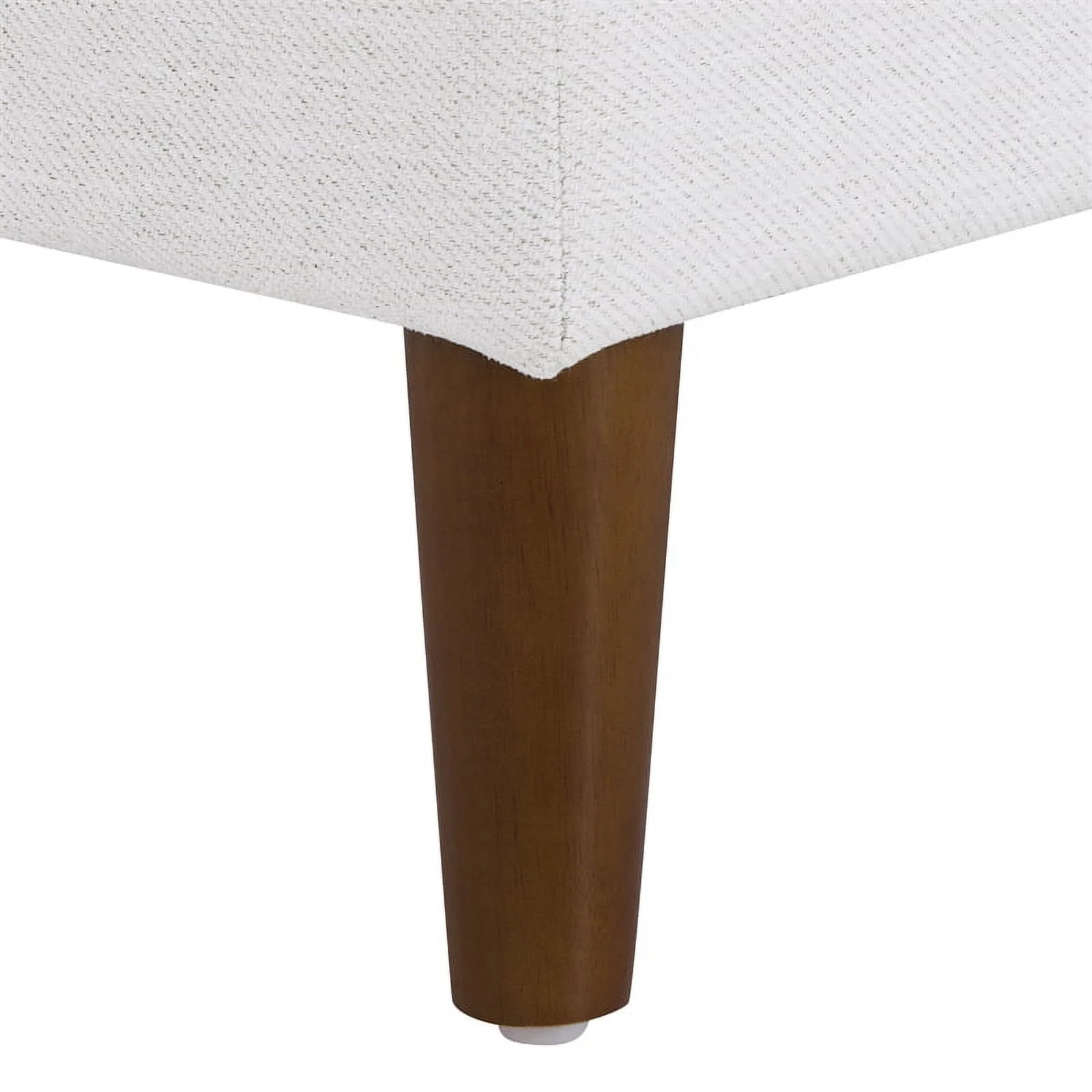 Kingfisher Lane Modern Stationary Sofa in Cream Fabric Upholtery