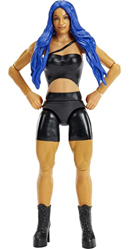 Mattel WWE Sasha Banks Basic Action Figure, Posable 6-inch Collectible for Ages 6 Years Old & Up