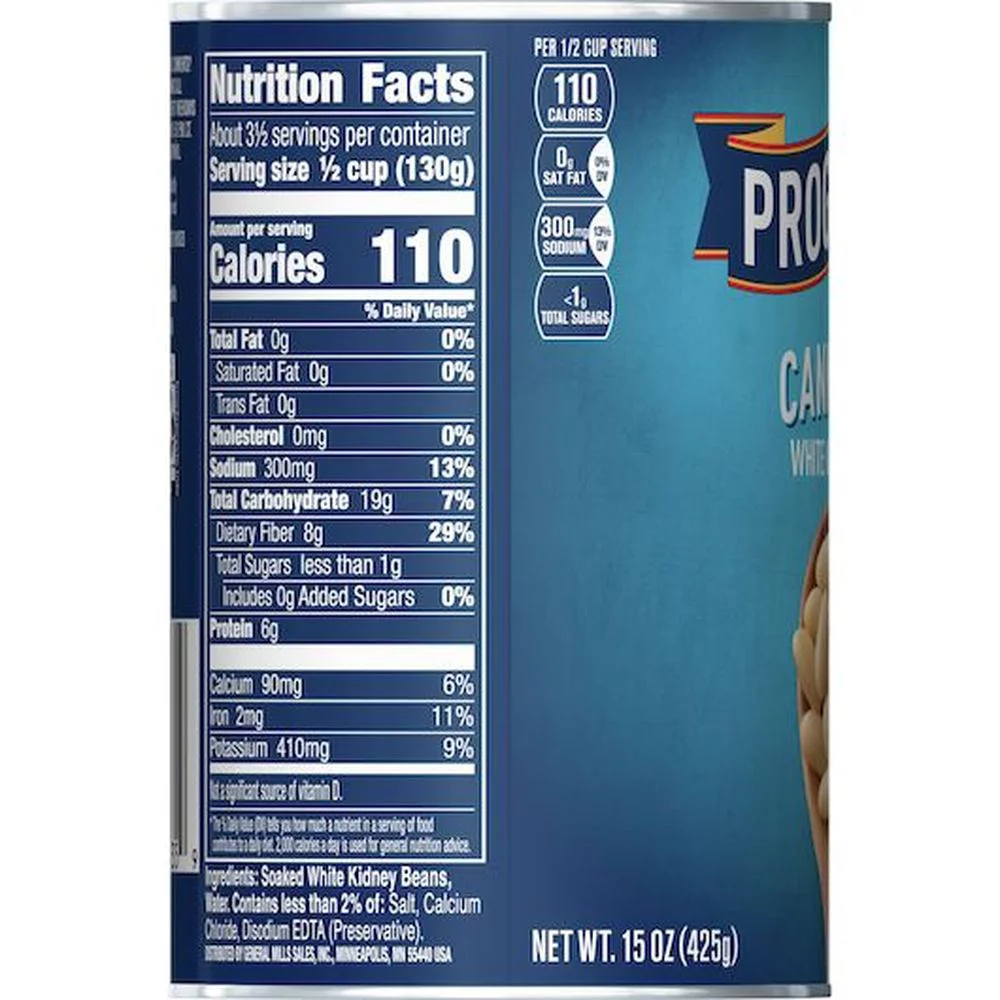 Progresso Cannellini White Kidney Beans, 15 Ounce -- 24 per Case.