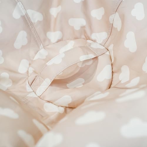 Big Joe Classic Bean Bag Chair, Sapphire Smartmax, Durable Polyester Nylon Blend, 2 feet Round