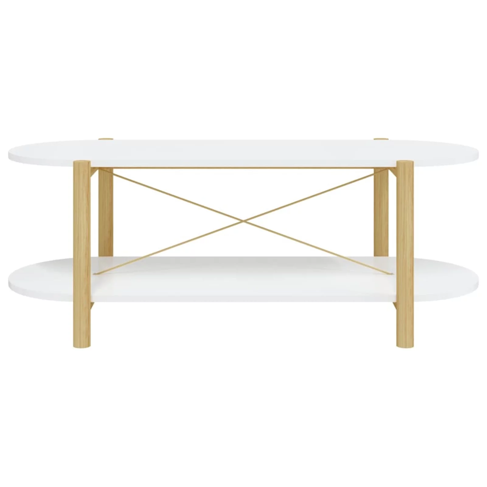 Htovila Coffee Table White 43.3