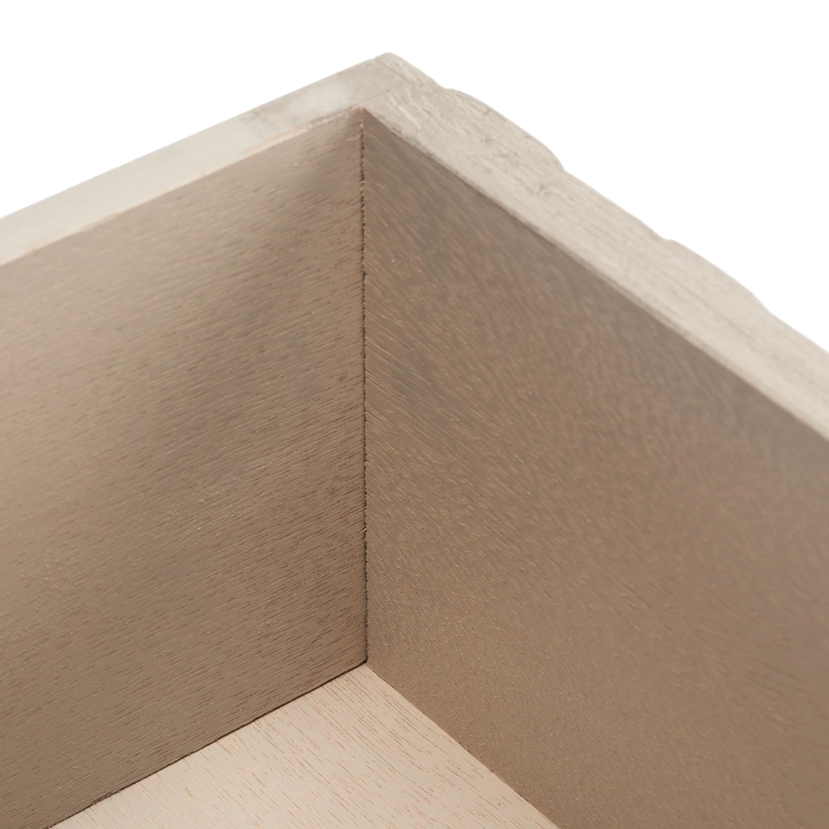 SAFAVIEH Josie French 2-Drawer Taupe Wood Rectangle Console Table (35.5 in. W x 13 in. D x 29.5 in. H)