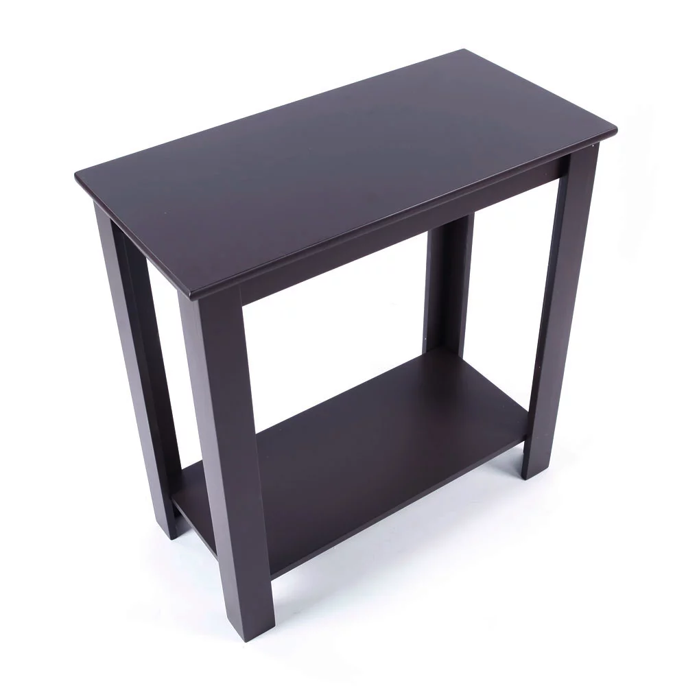 Ktaxon Chair Side Table Coffee Sofa Wooden End Shelf Living Room Furniture Espresso