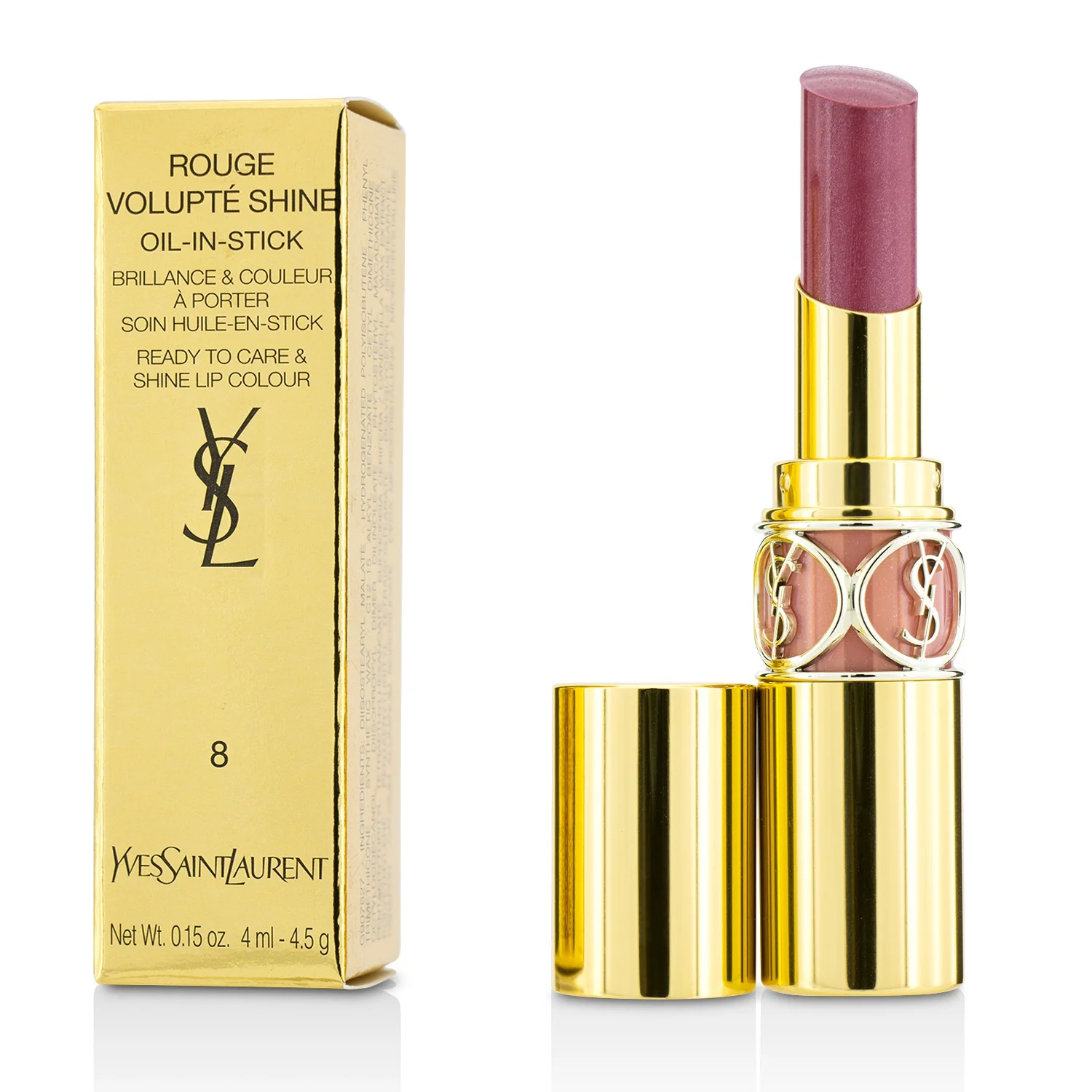Yves Saint Laurent Rouge Volupte Shine - # 86 Mauve Cuir  3.2g/0.11oz