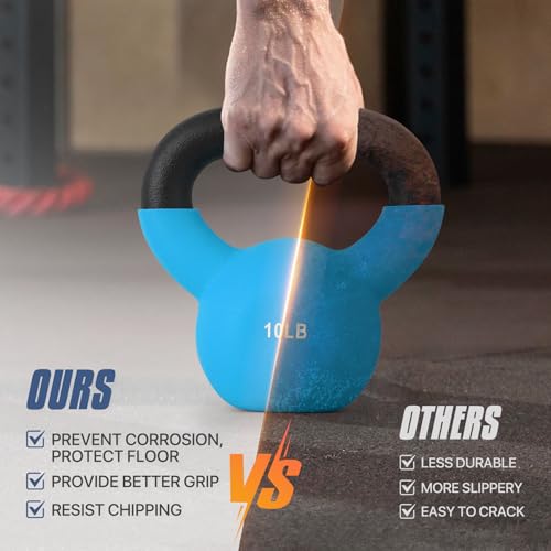 MADOG Neoprene Coated Kettlebells, Strength Training Hand Weights