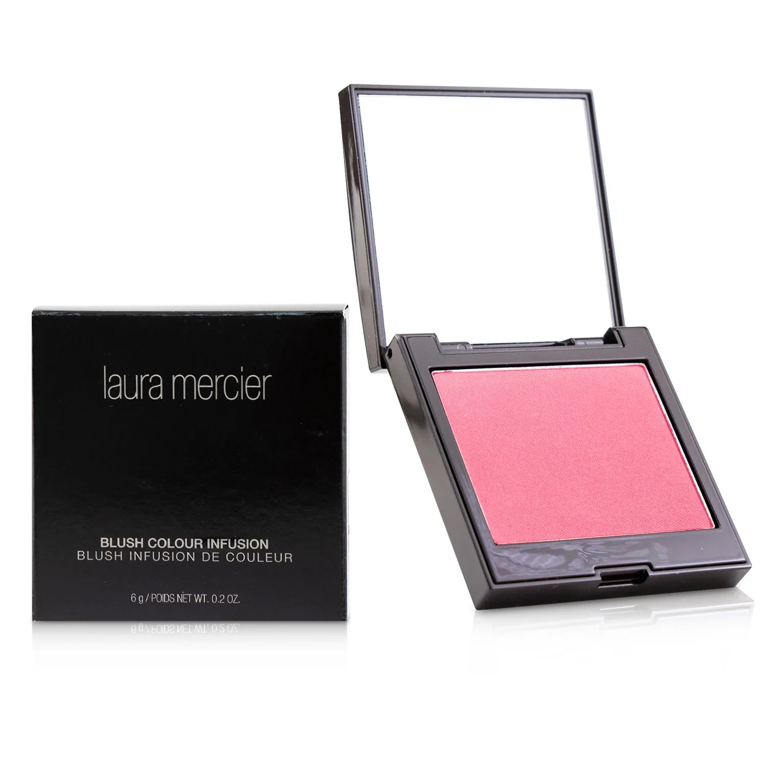 Laura Mercier Blush Colour Infusion - # Strawberry (Matte Bright Pink) (Unboxed)  6g/0.02oz