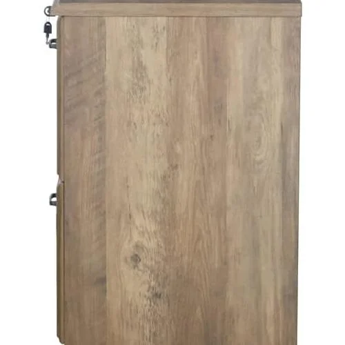 Honduras 2 Drawer Lateral Filing Cabinet In Rustic Oak