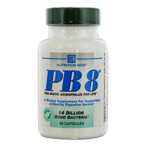 Nutrition Now Pb 8 Pro-Biotic Acidophilus 500 Mg Vegetarian Capsules - 60 Ea, 3 Pack