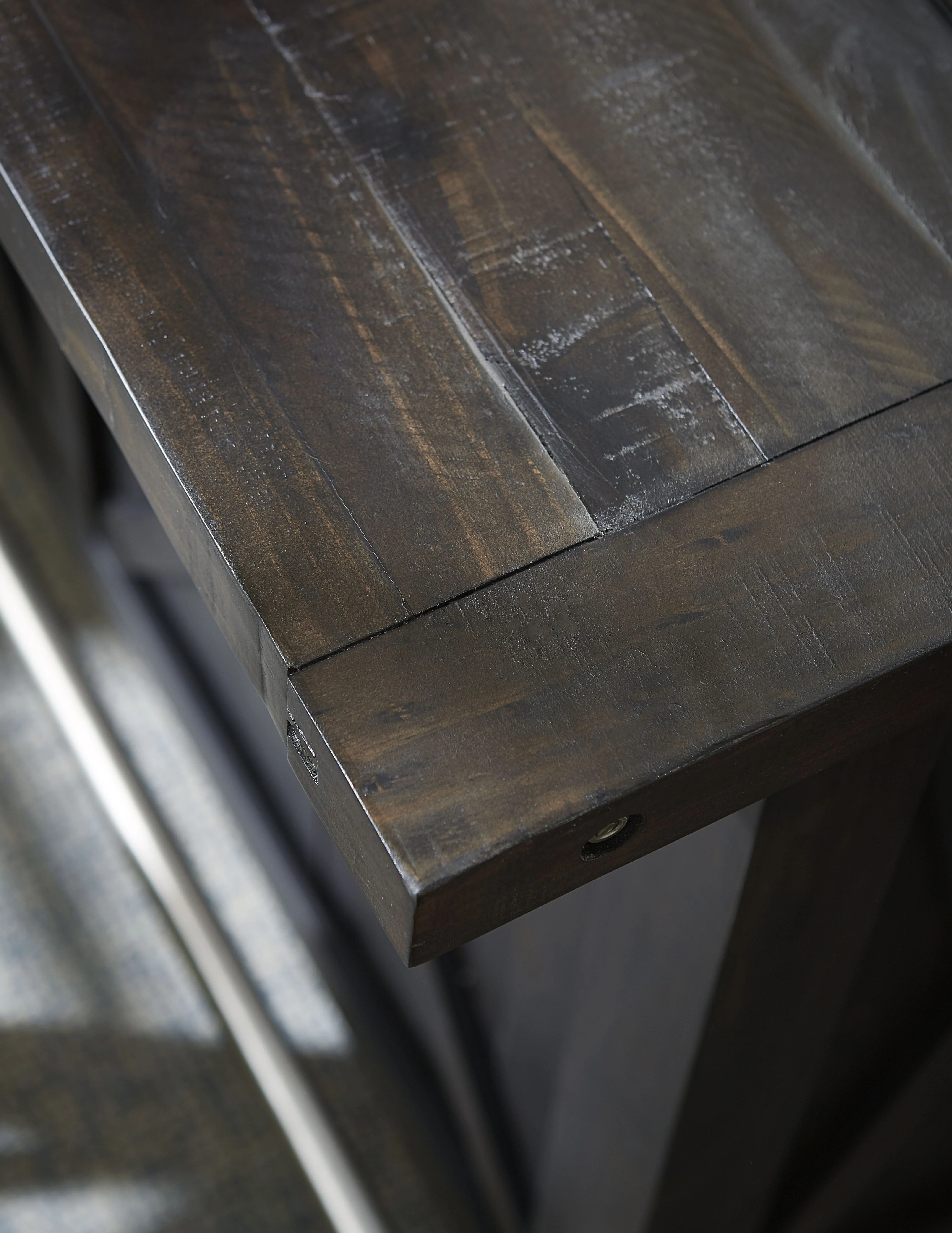 Modus Furniture Yosemite Solid Wood Bar Table in Cafe