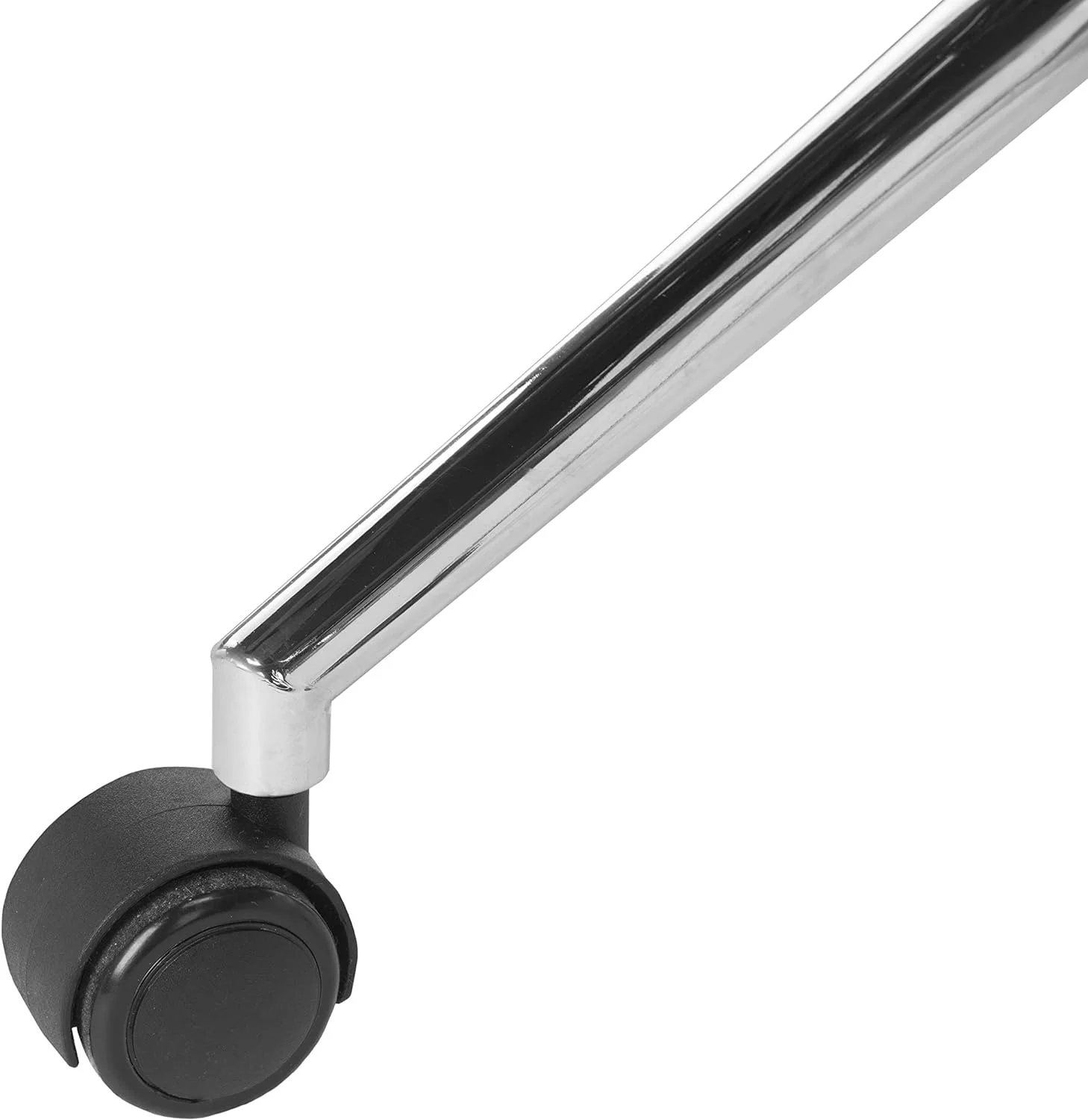 home collection fletcher beige faux leather/ chrome swivel adjustable height office desk chair