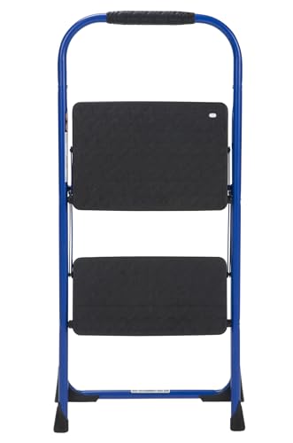COSCO 2-Step Big Step, Steel Step Stool, Gray