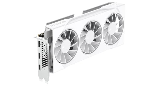 XFX Swift AMD Radeon RX 9060 XT OC White Gaming Edition with 8GB GDDR6 HDMI 2xDP, AMD RDNA 4 RX 9060XT RX-96TSW8GWQ
