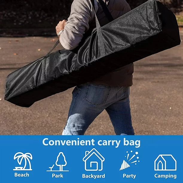 SUGIFT Durable Ez Pop-up Canopy Tent with Bag (10x10, White)