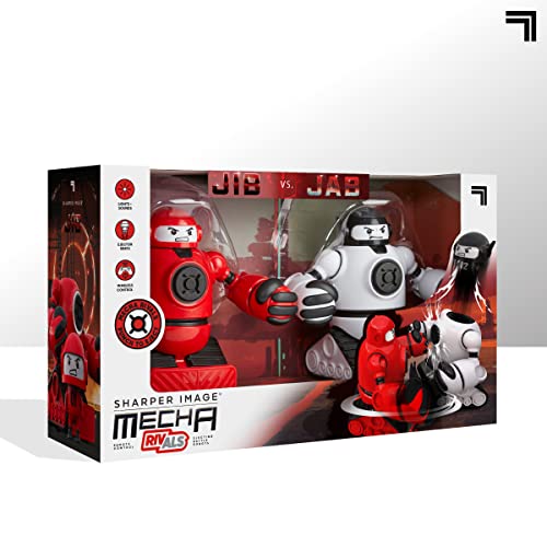 Sharper Image® Mecha Rivals Remote Control Battle Robots, Two-Player Wireless Fighting Set with Lights and Sounds