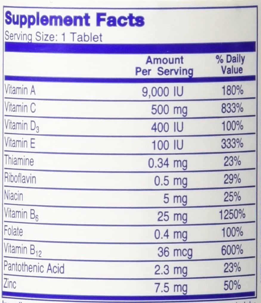 Oncovite Antioxidant Multivitamin, Coated Tablets 100 ea (Pack of 4)