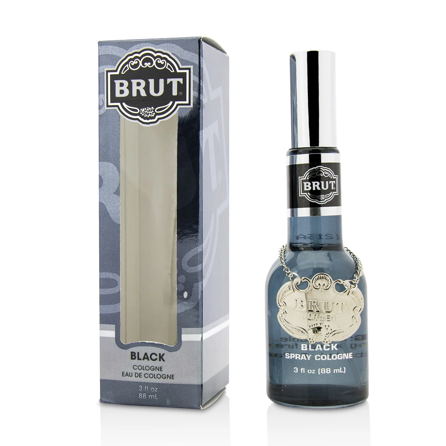 Faberge Brut Black Eau De Cologne Spray  88ml/3oz