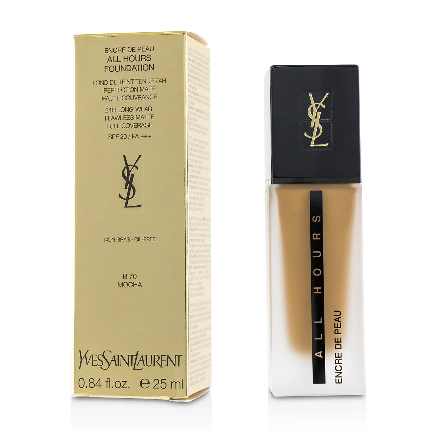 Yves Saint Laurent All Hours Foundation SPF 20 - # BR30 Cool Almond  25ml/0.84oz