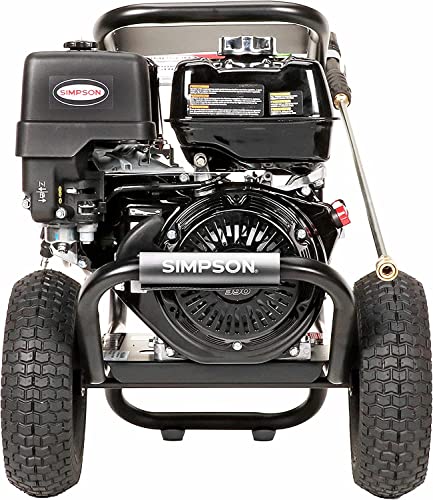 Simpson 61014 3500 PSI at 2.5 GPM Honda GX200 with AAA AX300 Axial Cam Pump Cold Water Professional Gas Pressure Washer PS61002-S