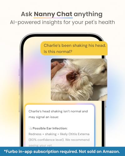 Furbo 360° Cat Camera - Unlock Camera & Smart Features w/Paid Plan: Home Security & Pet Safety Alerts, Rotating Treat Dispenser w/Speaker, Smart Cam w/Phone App (Subscription Required, 3mo Minimum)