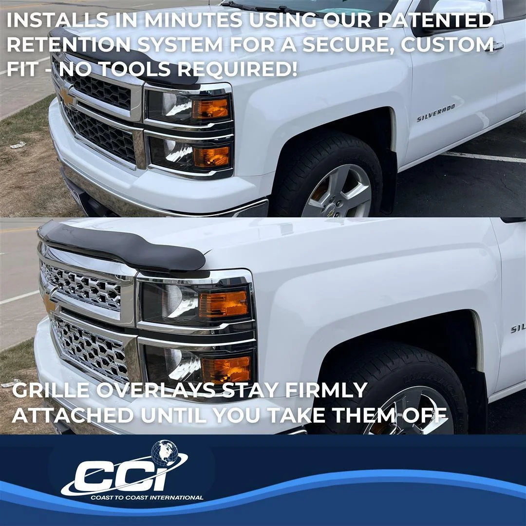 Coast to Coast International GI124 Grille Cover Fits Chevrolet Silverado 1500