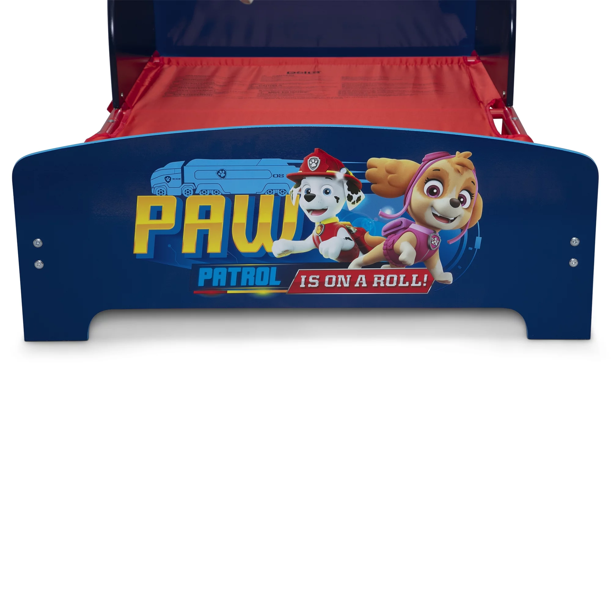 PAW Patrol Wood & Metal Toddler Bed by Delta Children, Blue