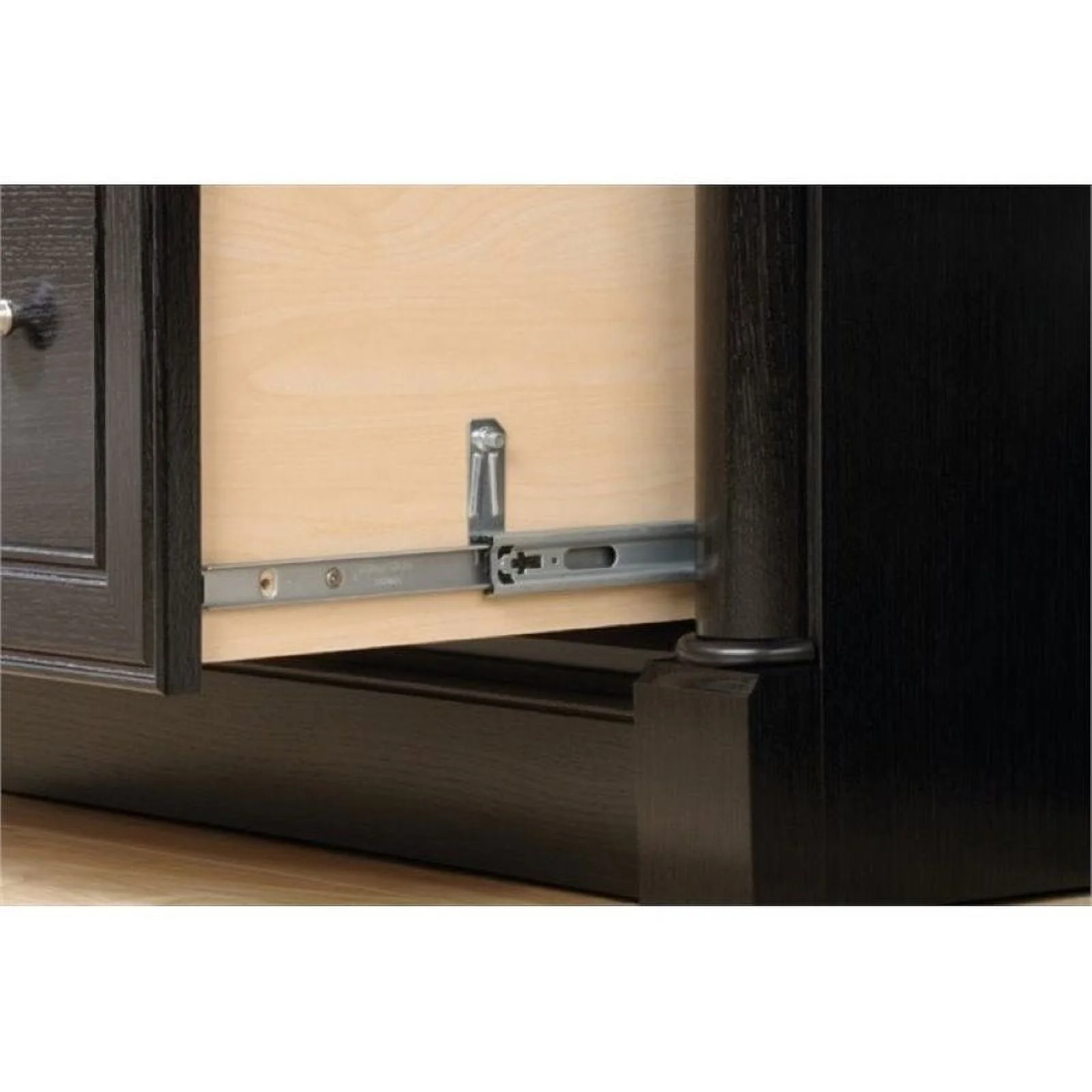 Bowery Hill Executive Wood 2 Drawer Lateral File Cabinet in Wind Oak