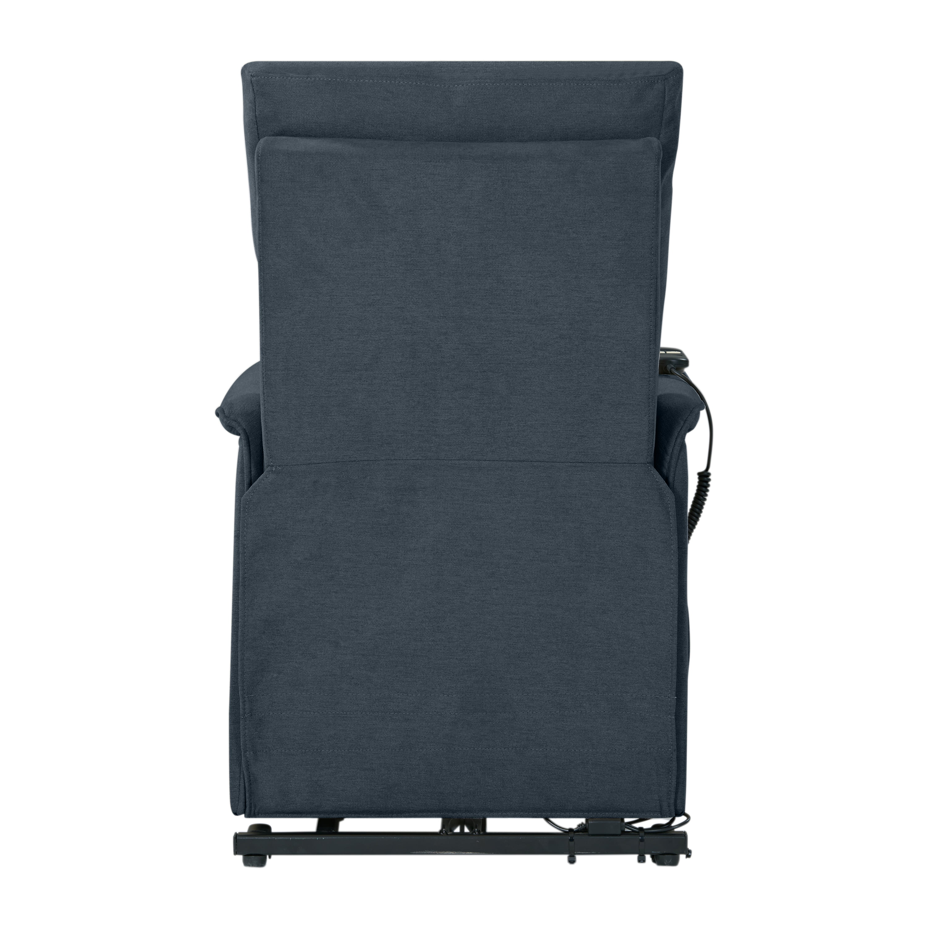 Homesvale Velour Power Recline and Lift Chair, Blue