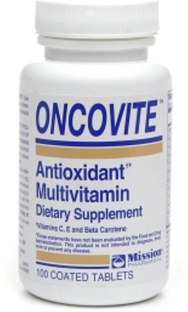 Oncovite Antioxidant Multivitamin, Coated Tablets 100 ea (Pack of 4)