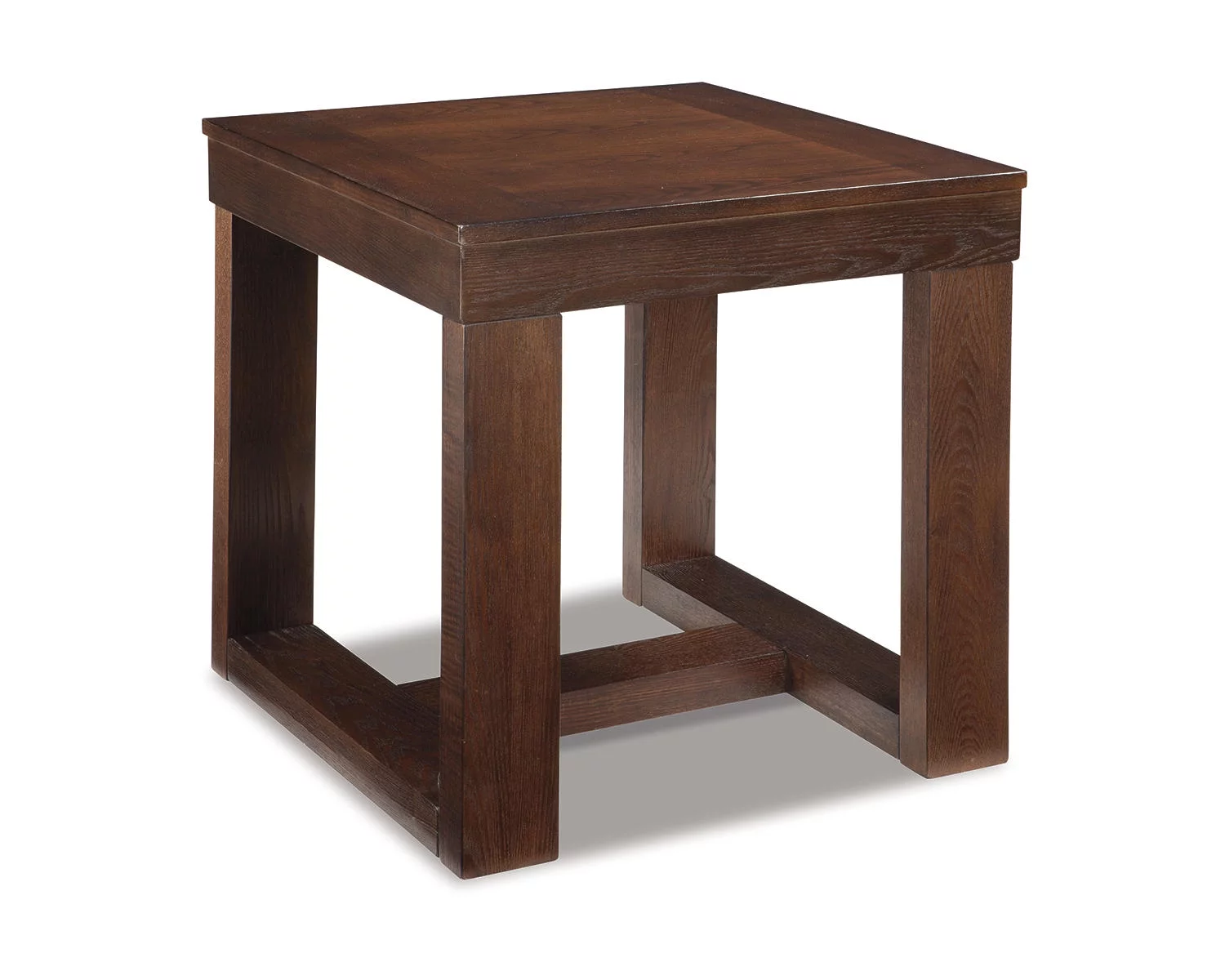 Signature Design by Ashley Contemporary Watson End Table  Dark Brown