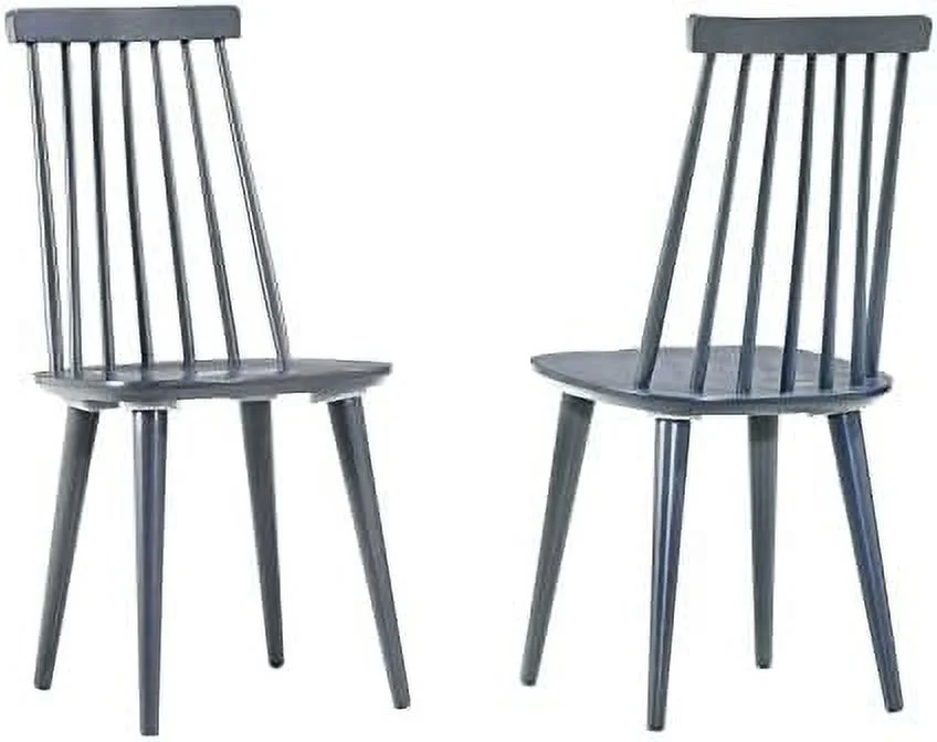 RUNFAYBIU Duhome Dining Chairs  Wood  Black Spindle Side Kitchen Room Country Farmhouse Chairs