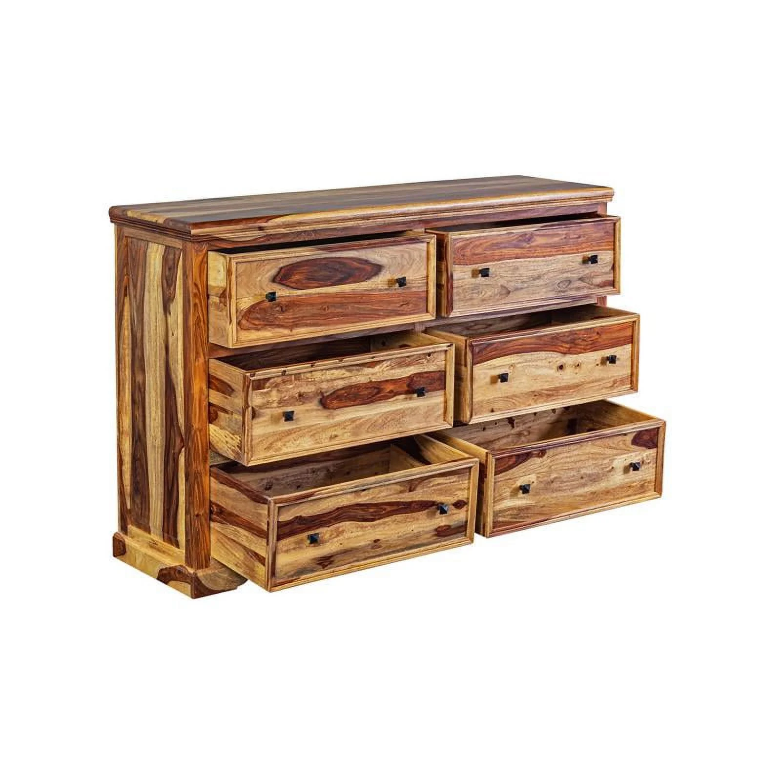 Sante Fe Solid Sheesham Wood Bedroom Dresser