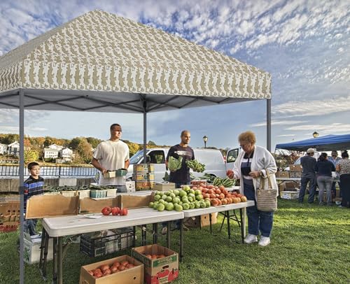 ABCCANOPY Pop Up Canopy - Outdoor Patio Portable Canopy Tent Heavy Duty for Backyard and Deck with 4 Sandbags(White, 10x10)
