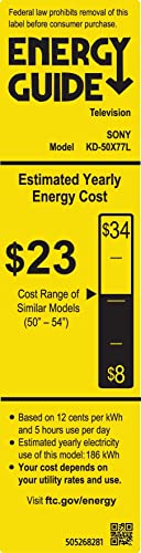 Sony 75 Inch 4K Ultra HD TV X77L Series: LED Smart Google TV KD75X77L- Latest Model, Black