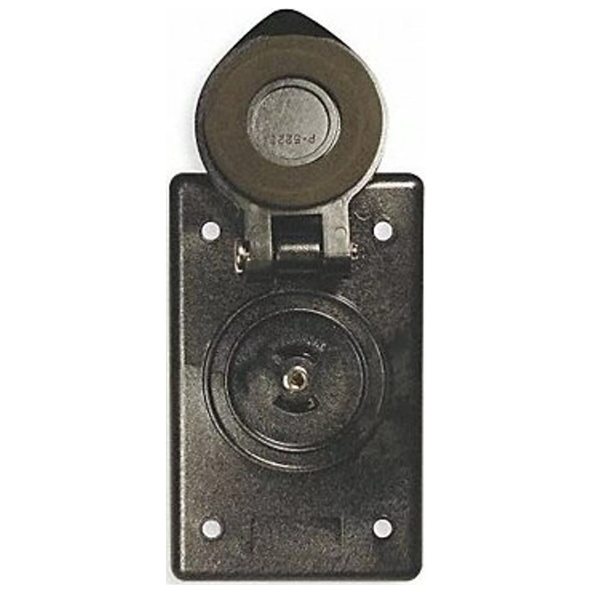 Hubbell Wiring Device-Kellems Outlet,Marine,Black  PH6597
