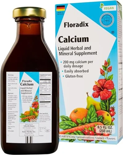 Floradix Calcium Liquid Mineral Supplement 250ml