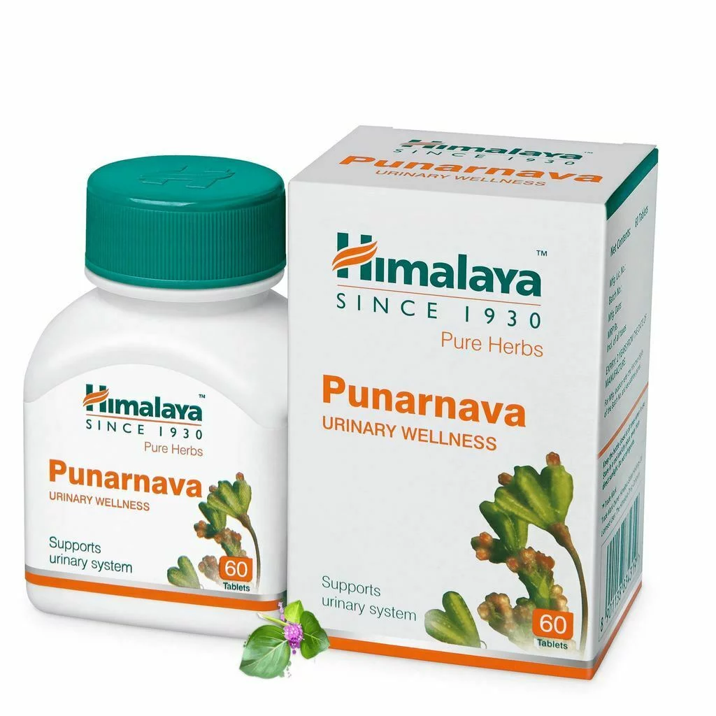 10 X Himalaya Wellness Pure Herbs Punarnava Urinary Wellness 60 Tables
