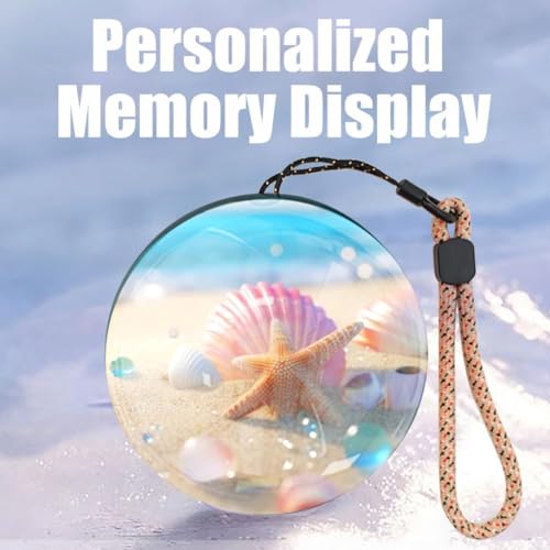 Memory Orb Christmas Ornament, 3D Memory Orb Video Crystal Ball, 2.7