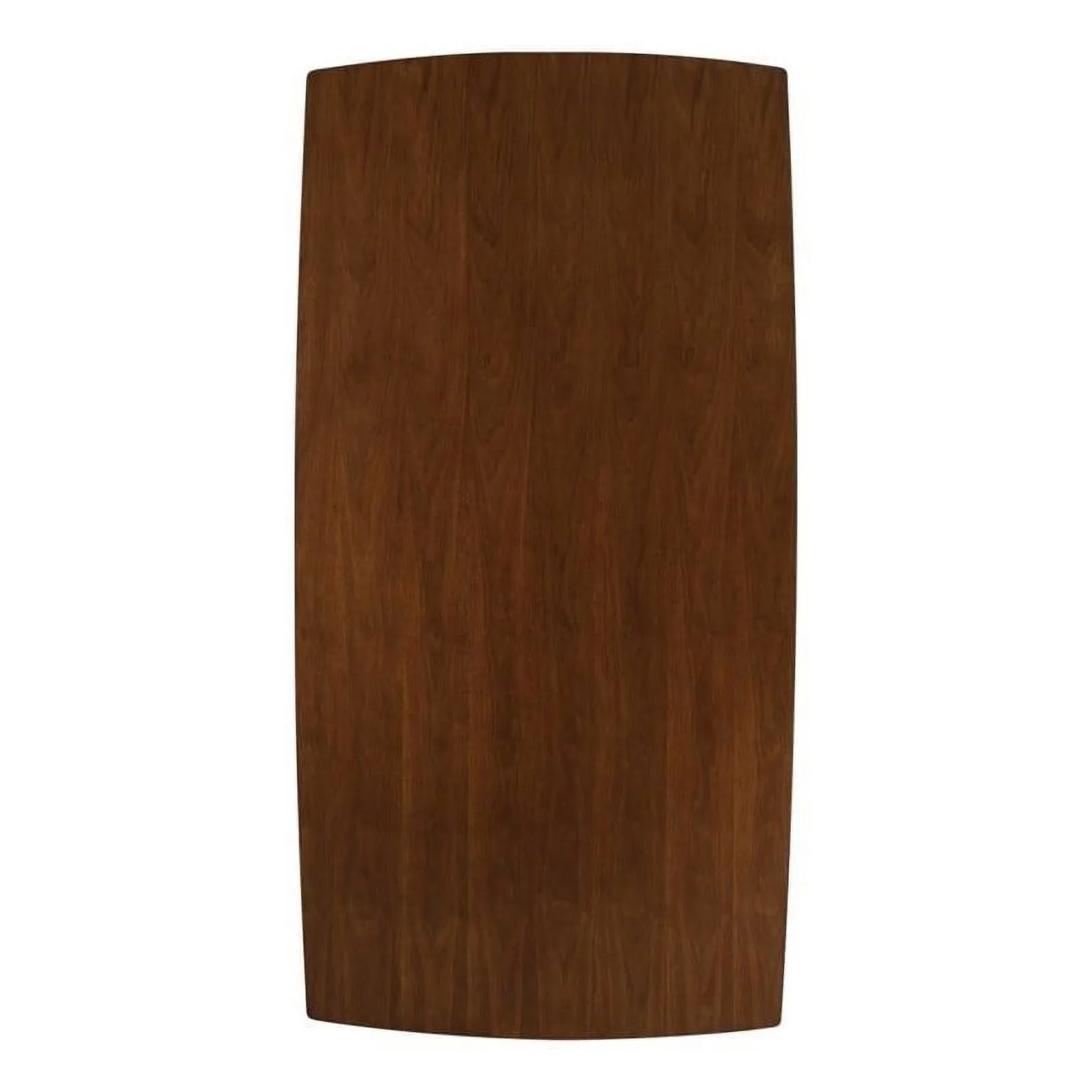 5 Piece Mid Century Modern Dining Table and 4-Chair Set in Dark Walnut